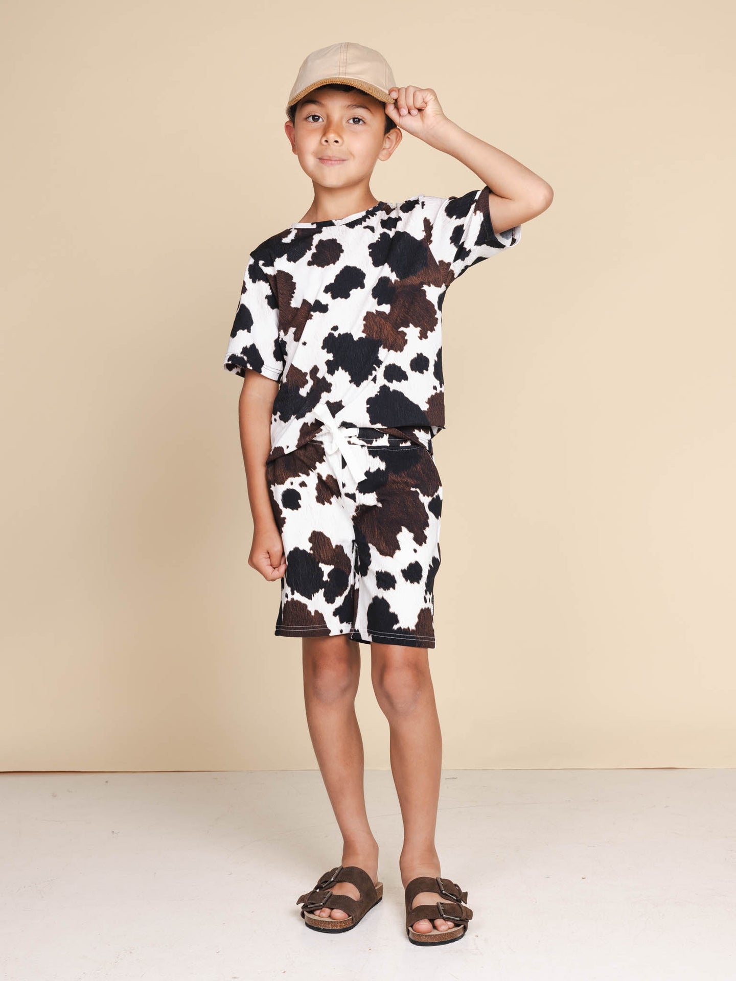 Cow T-shirt en Shorts set Kids - SNURK