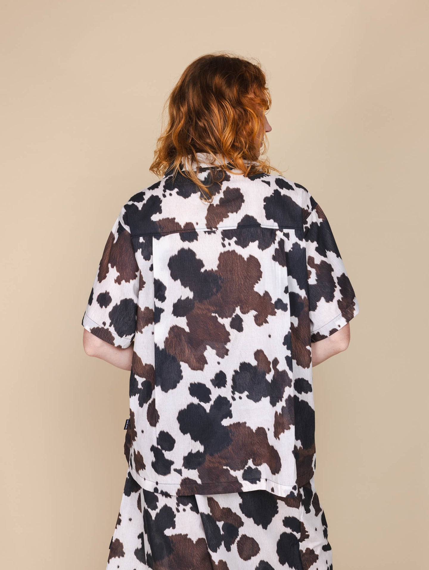 Cow Button Up set Women