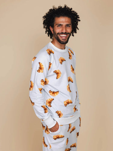 Croissants Sweater Heren