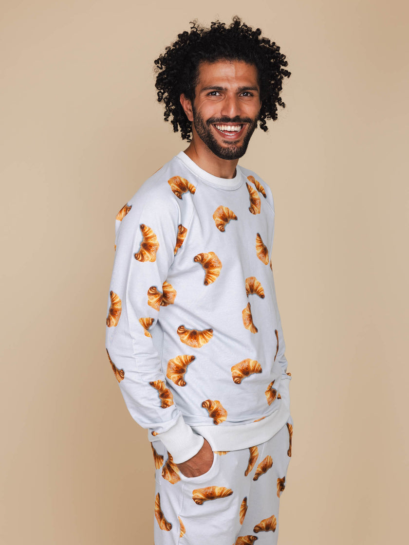 Croissants Sweater Heren
