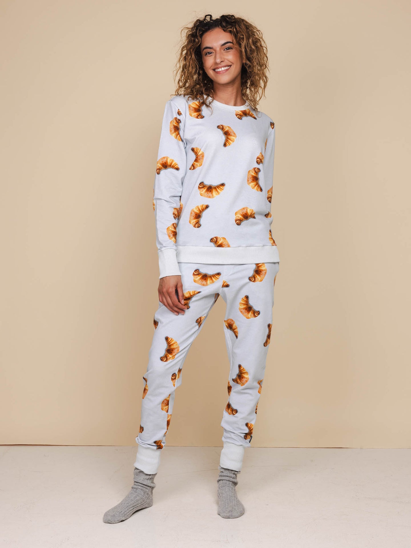 Croissants Sweater en Broek set Dames - SNURK