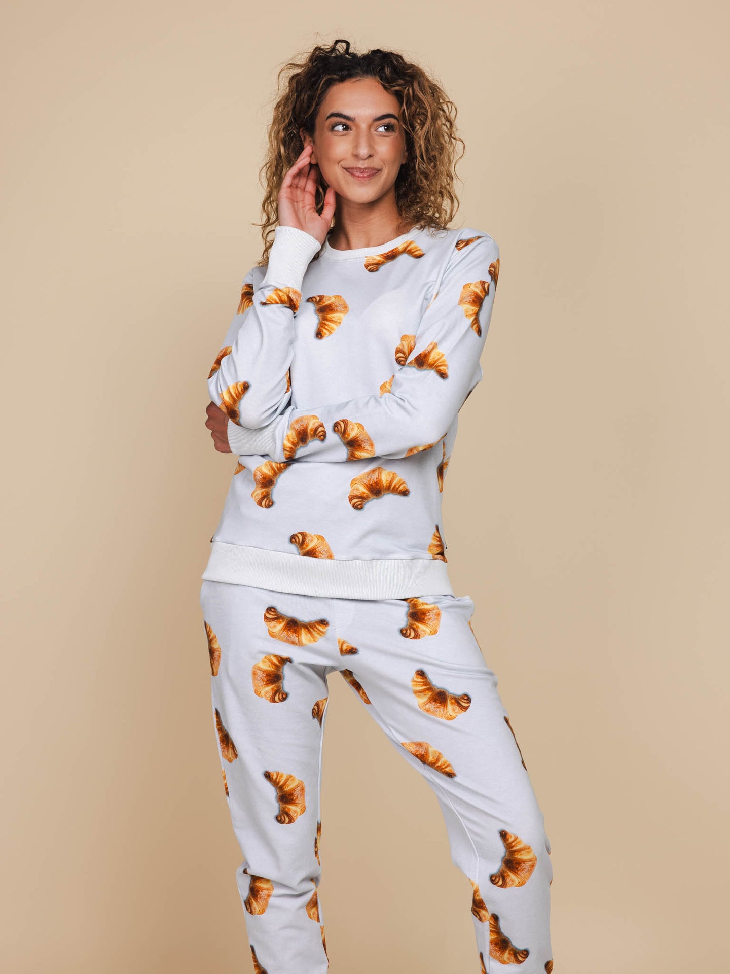 Croissants Sweater en Broek set Dames - SNURK