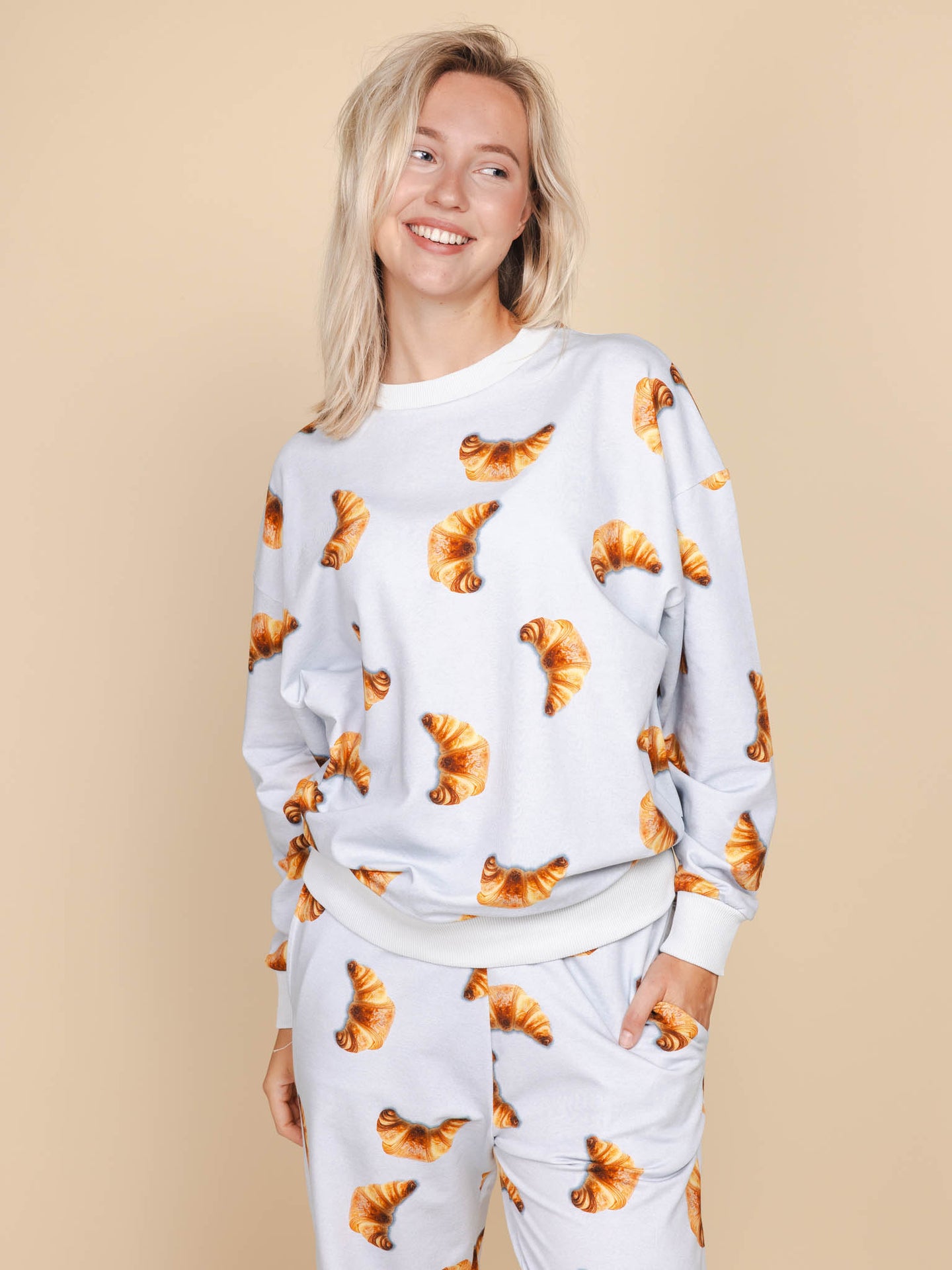 Croissants Sweater en Broek set Unisex - SNURK