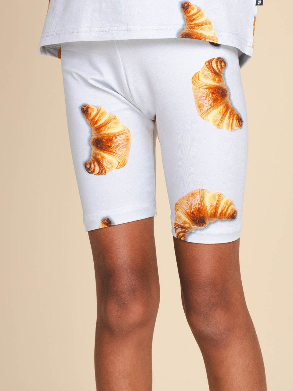 Croissants T-shirt en Bikershorts set Kids - SNURK