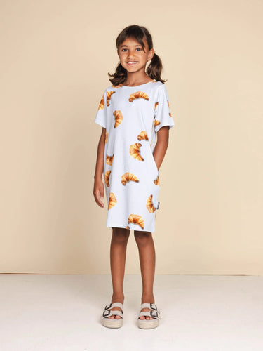 Croissants T-shirt Dress Kids