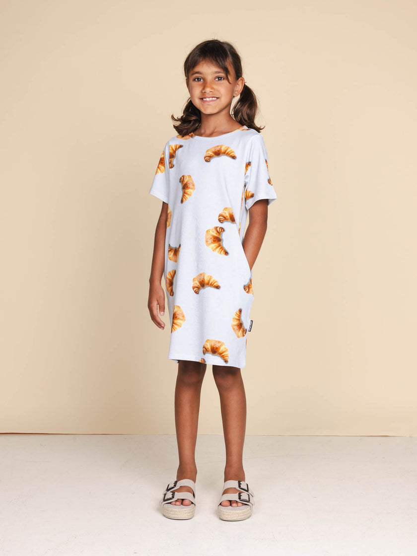 Croissants T-shirt Dress Kids