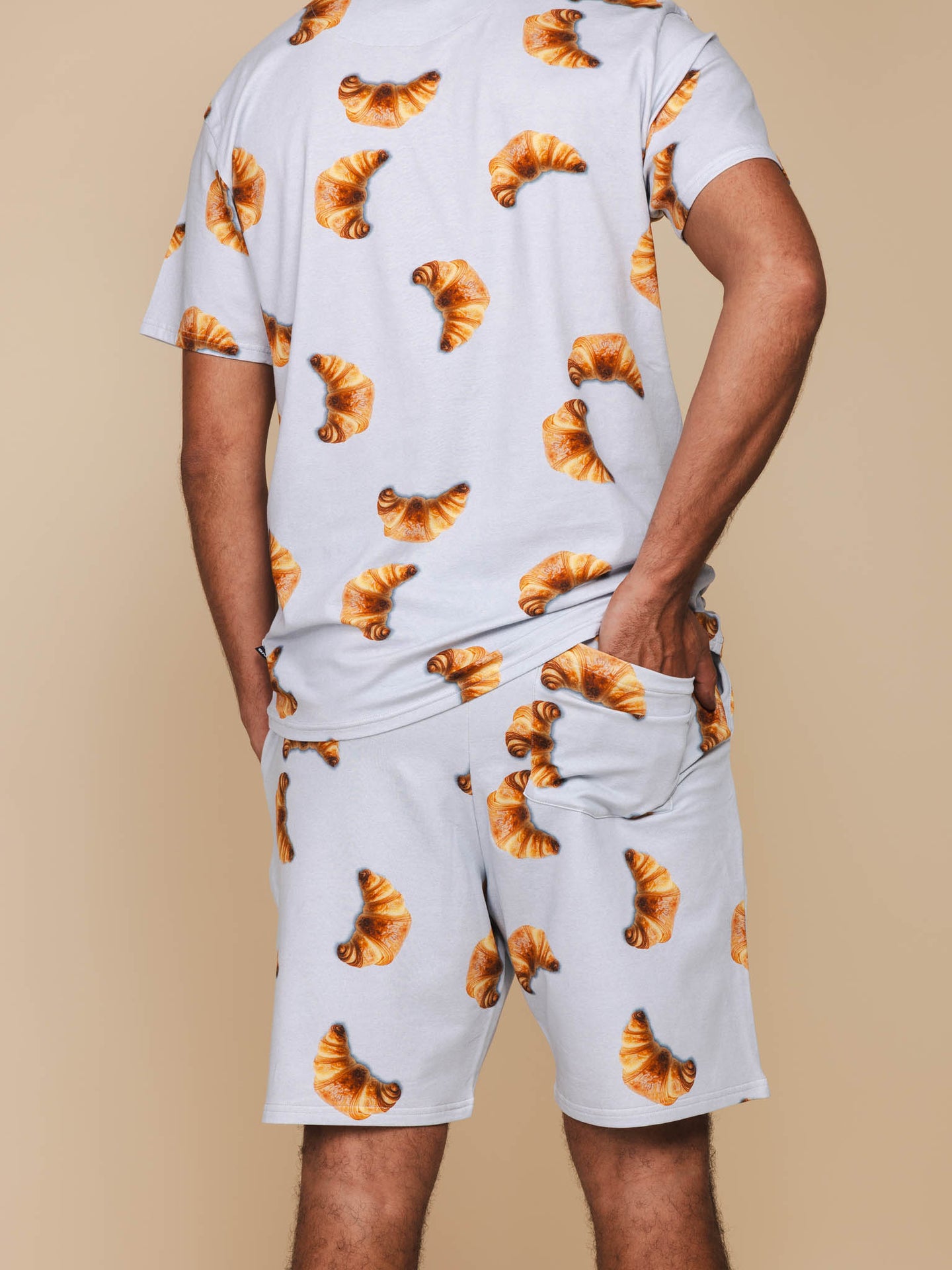 Croissants T-shirt en Shorts set Heren - SNURK