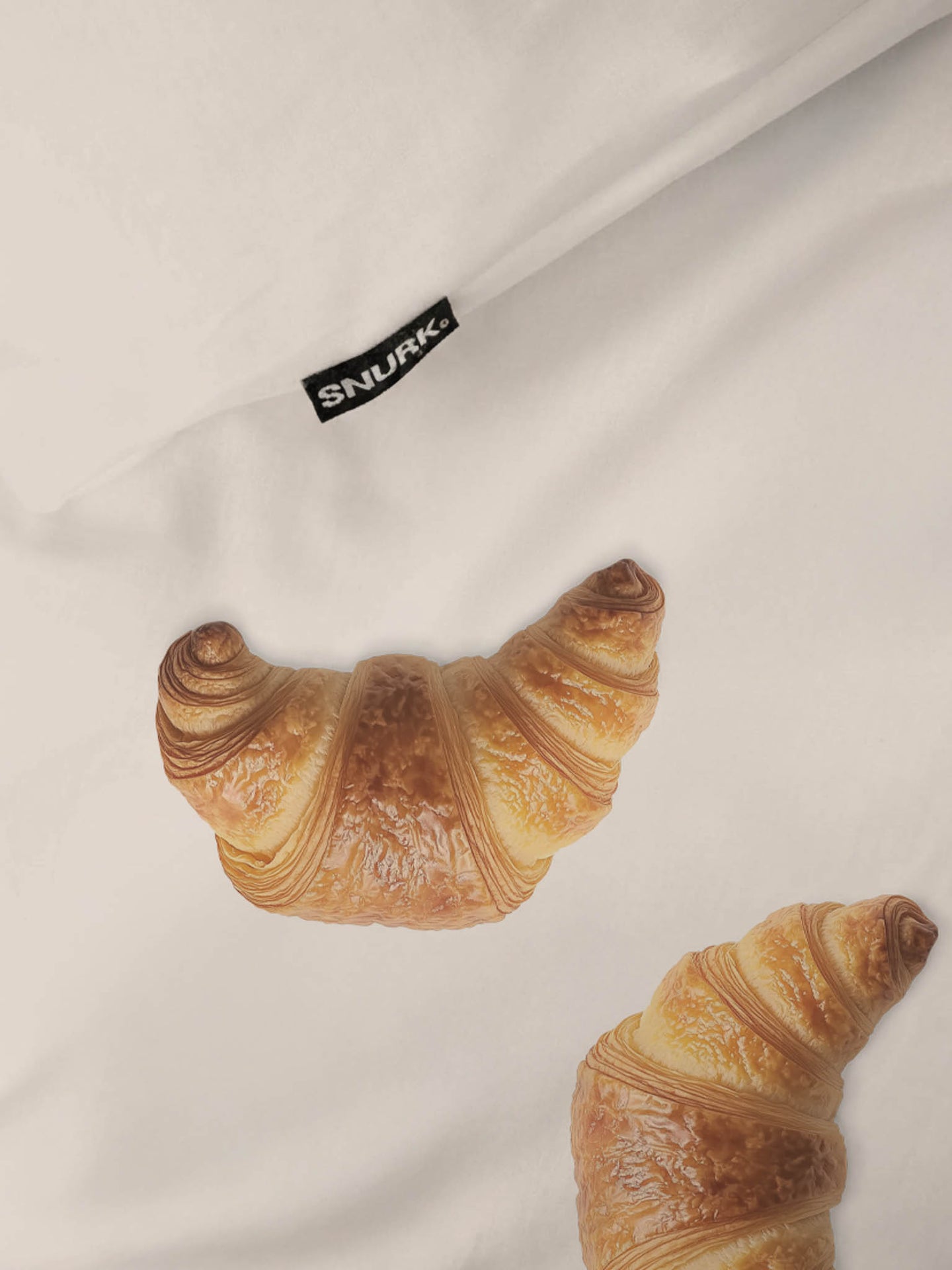 Croissants Beige dekbedovertrek - SNURK
