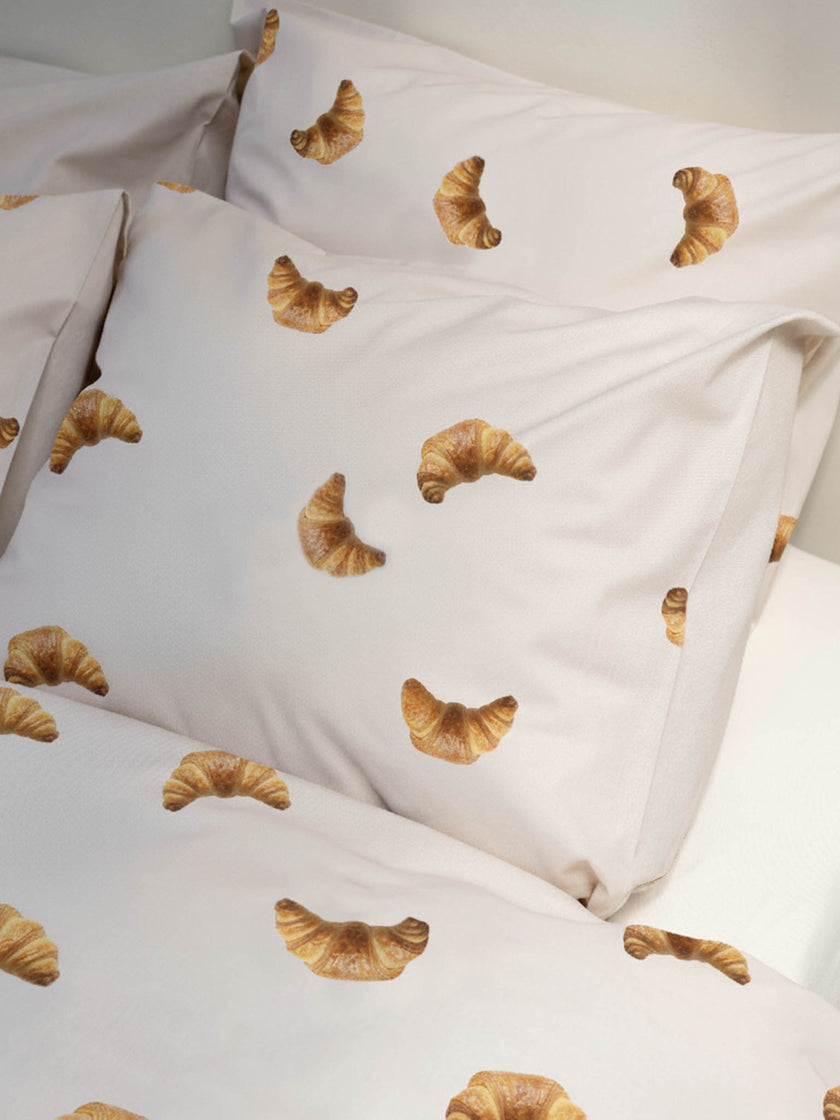 Croissants Beige kussensloop