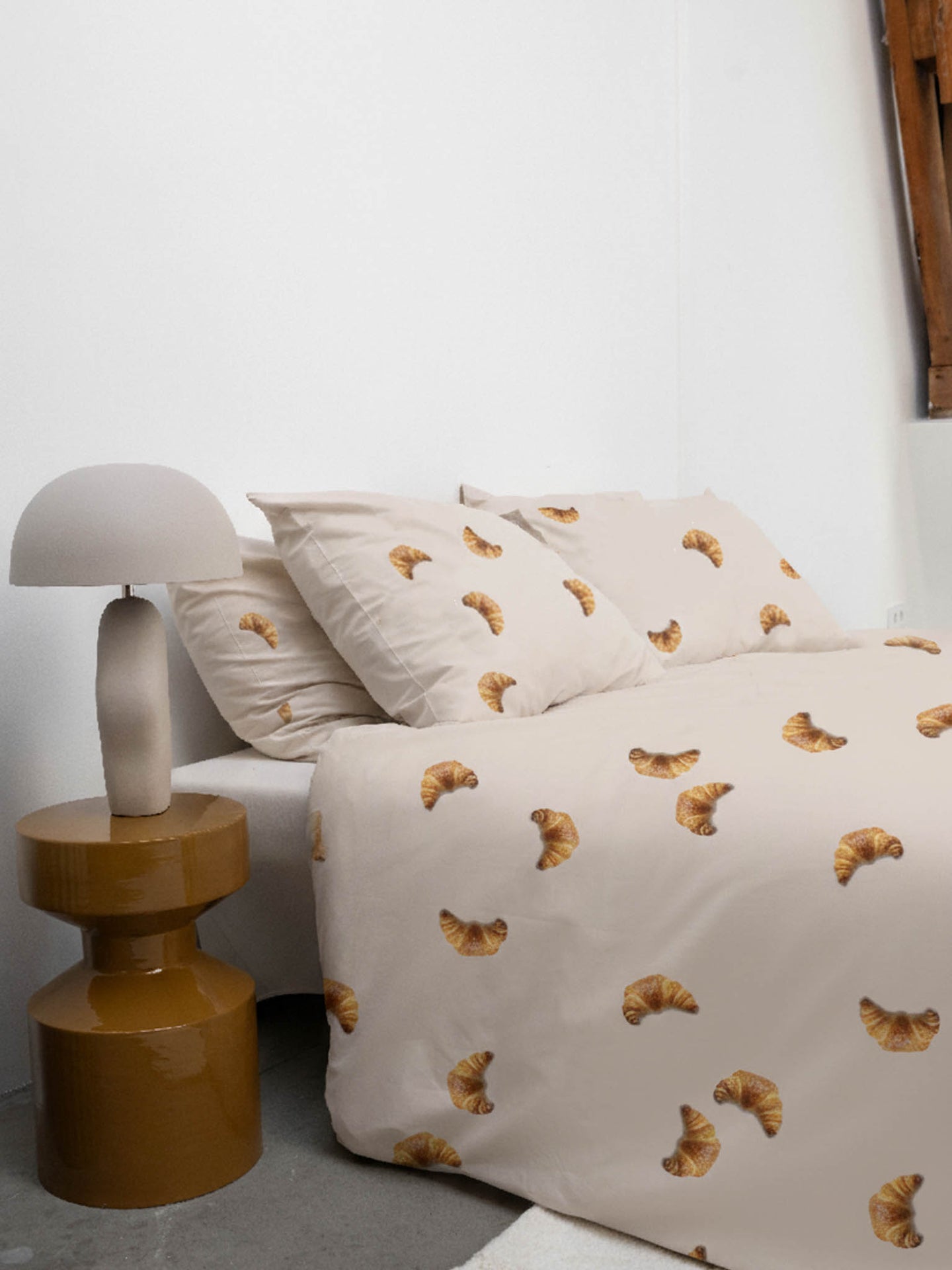 Croissants Beige dekbedovertrek - SNURK