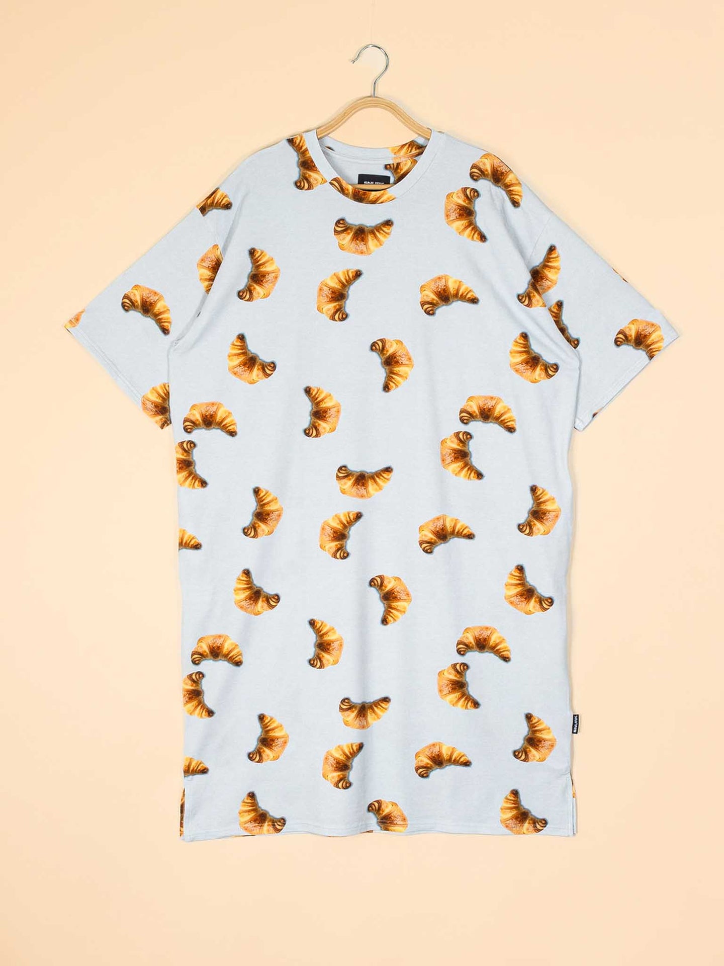 Croissants Relaxed Tee Dress Dames - SNURK