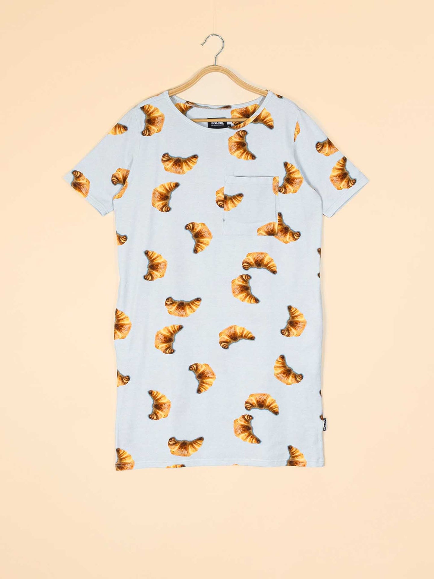 Croissants T-shirt Dress Dames - SNURK