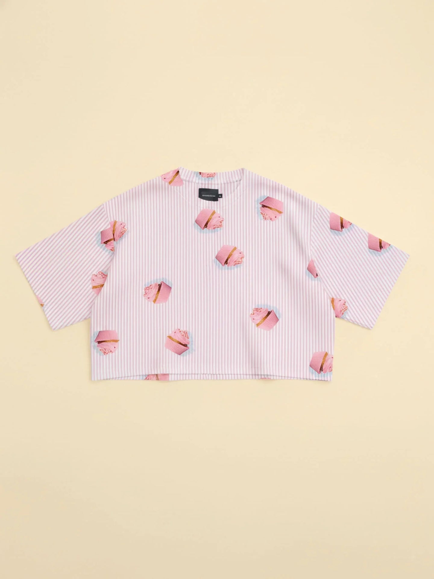 Cupcake Cropped T-Shirt Dames - SNURK