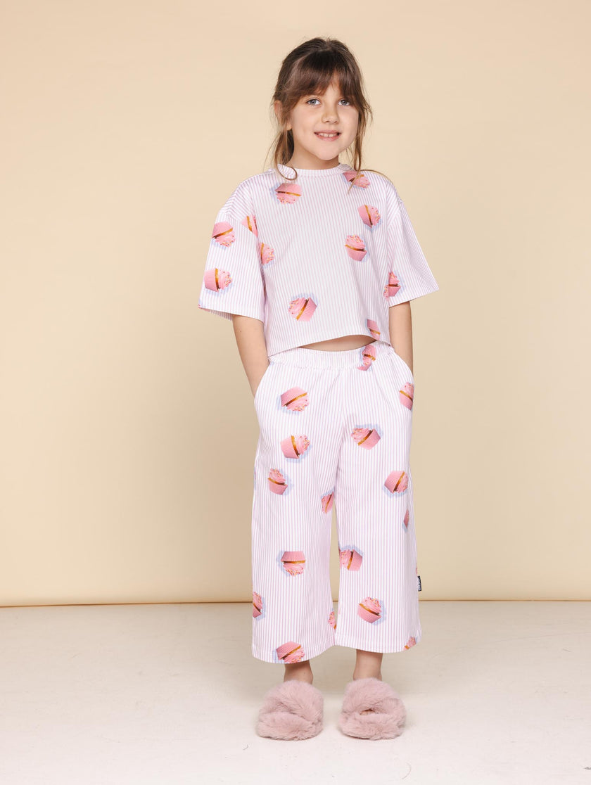 Cupcake Cropped T-Shirt Kids