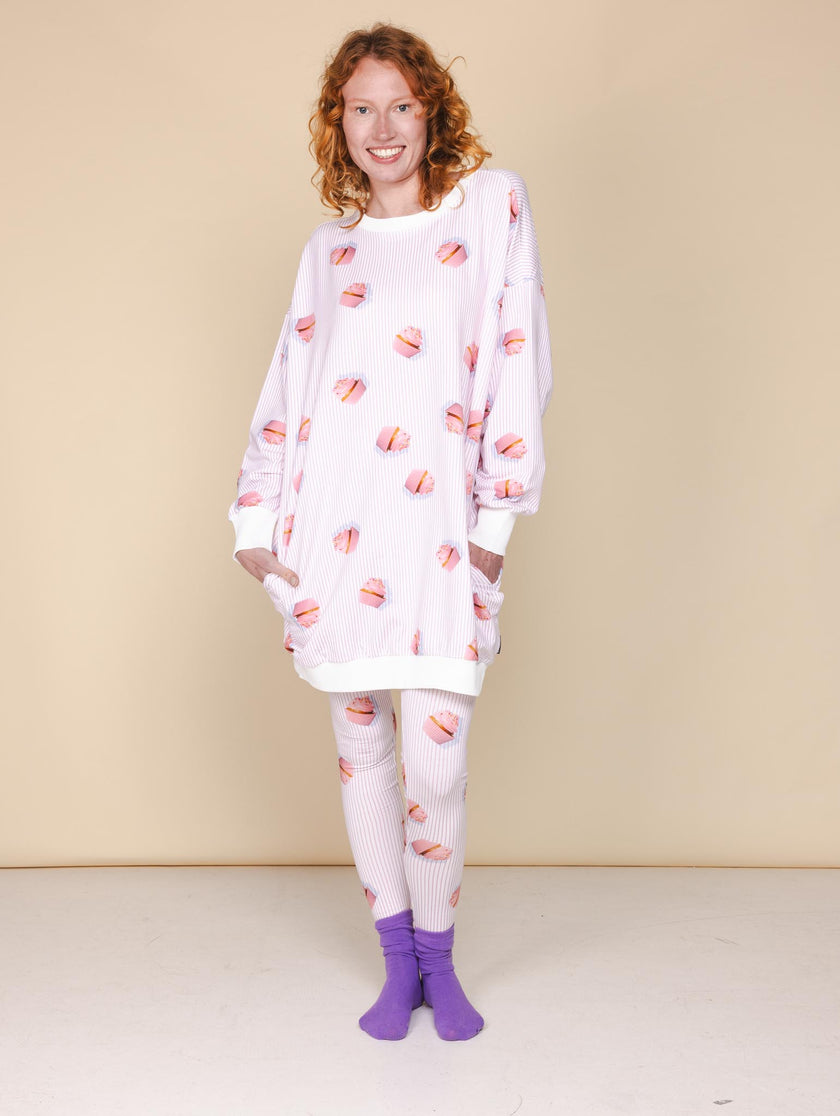 Cupcake Sweater Dress Women