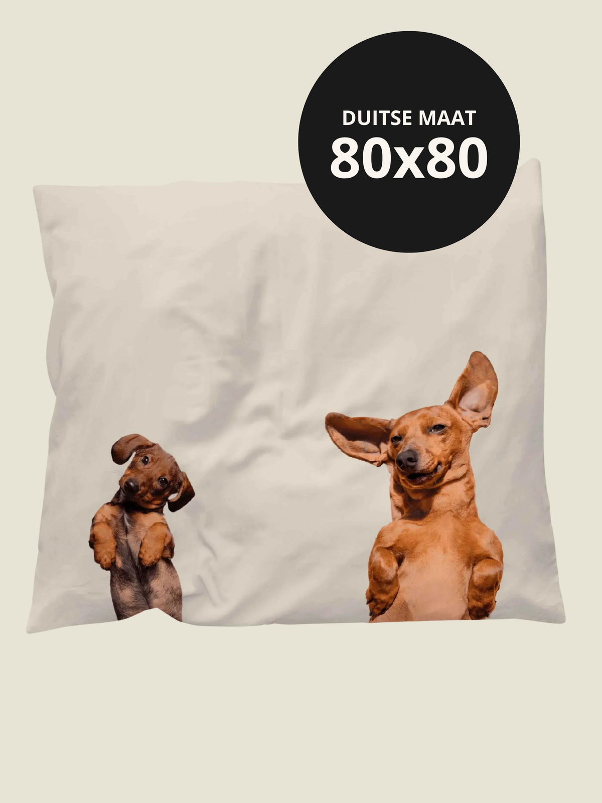 Dachshund Friends kussensloop