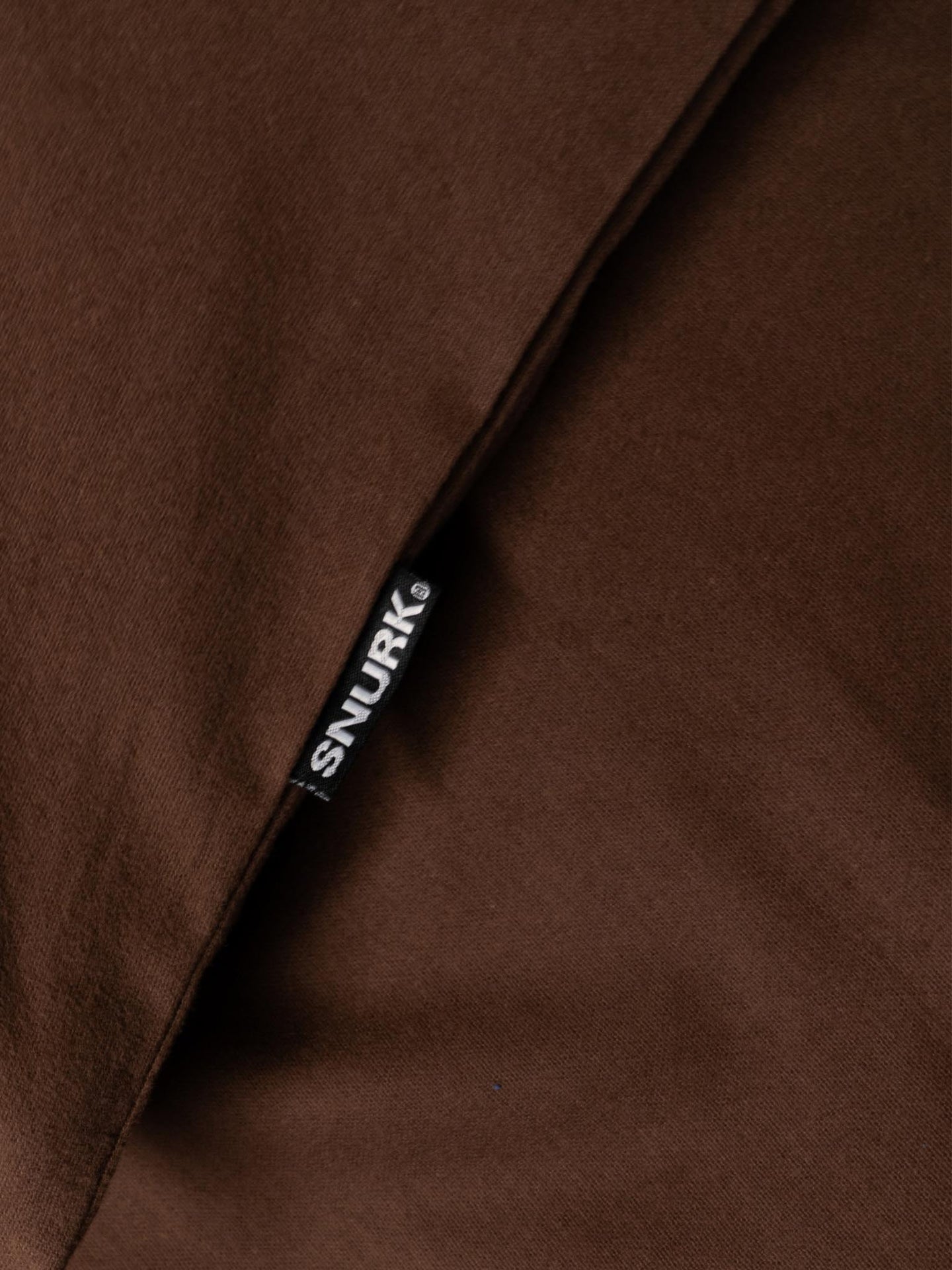 Dark Brown flanel dekbedovertrek