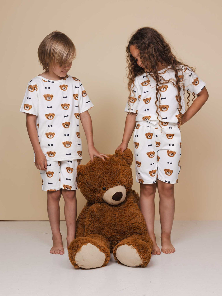 Teddy shirt and shorts for kids