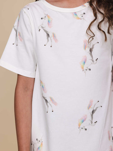 Unicorn T-shirt Dress Kids