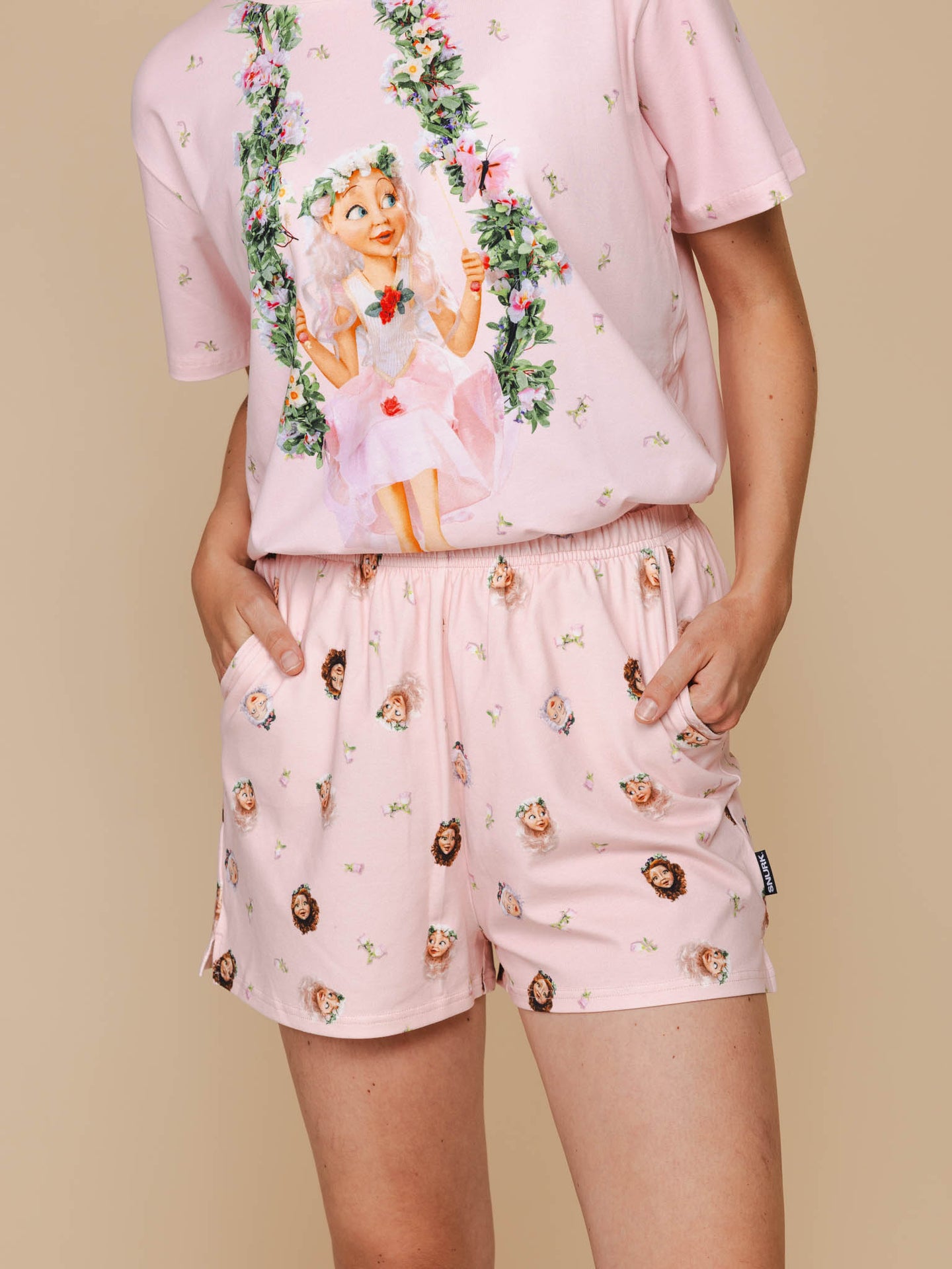 Efteling Droomvlucht T-shirt en Shorts set Dames - SNURK
