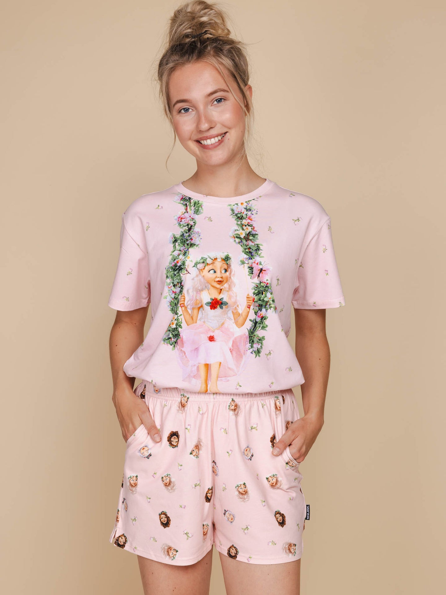 Efteling Droomvlucht T-shirt en Shorts set Dames - SNURK