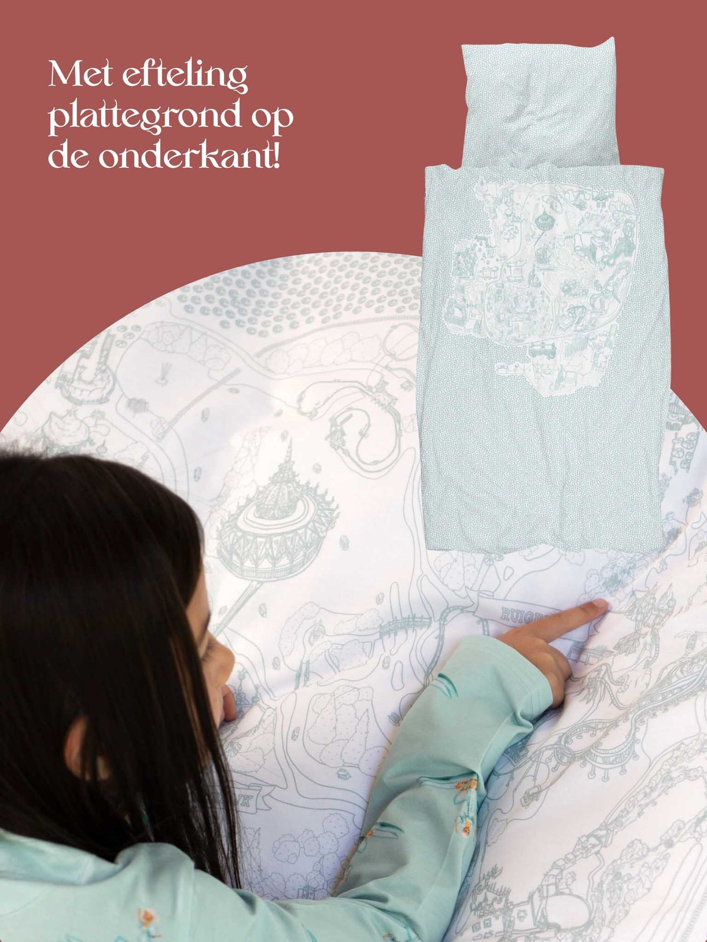 Met Efteling plattegrond op de onderkant!