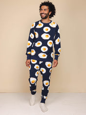 Eggs Navy Sweater en Broek set Heren