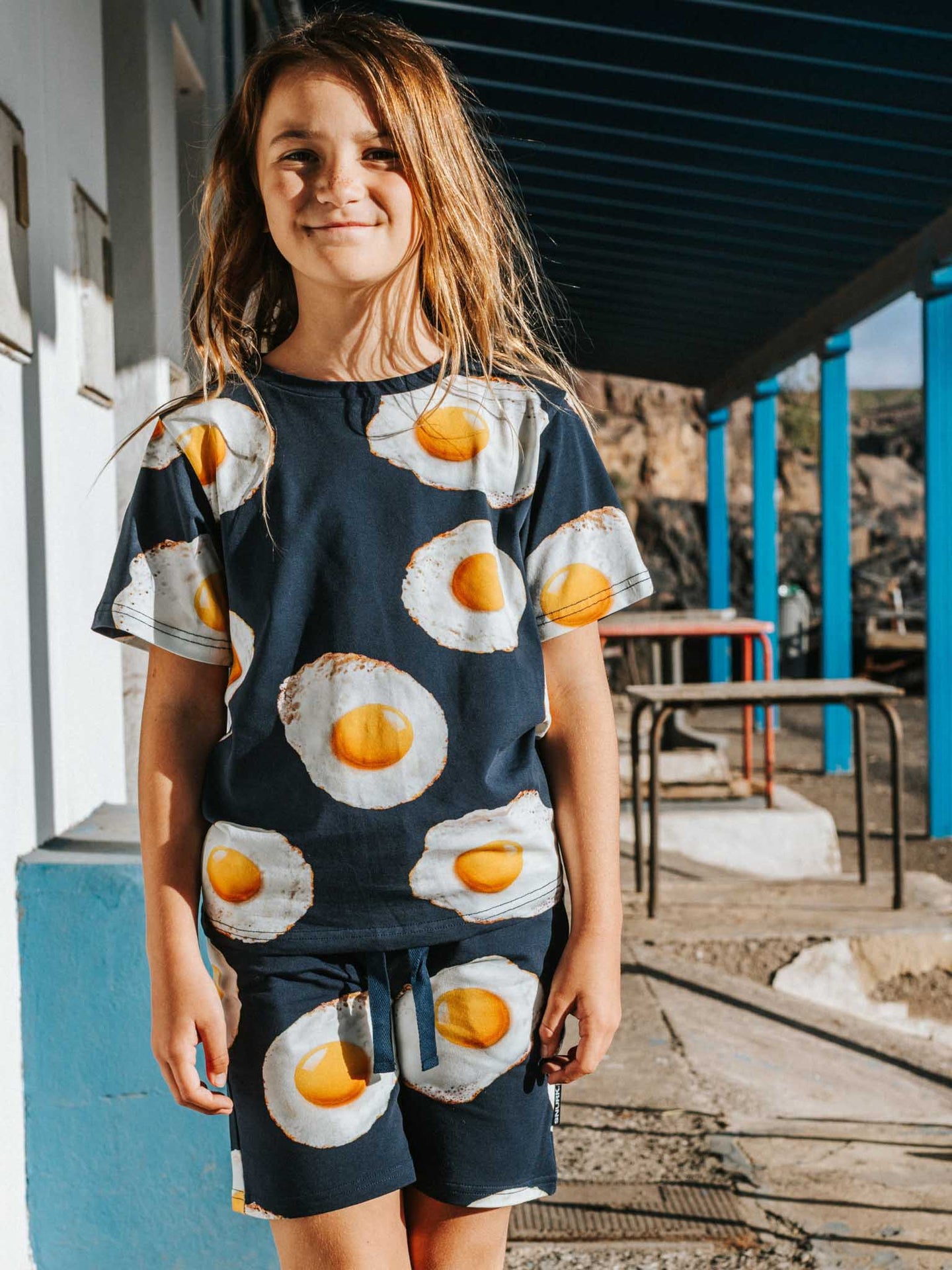 Eggs Navy Shorts Kids