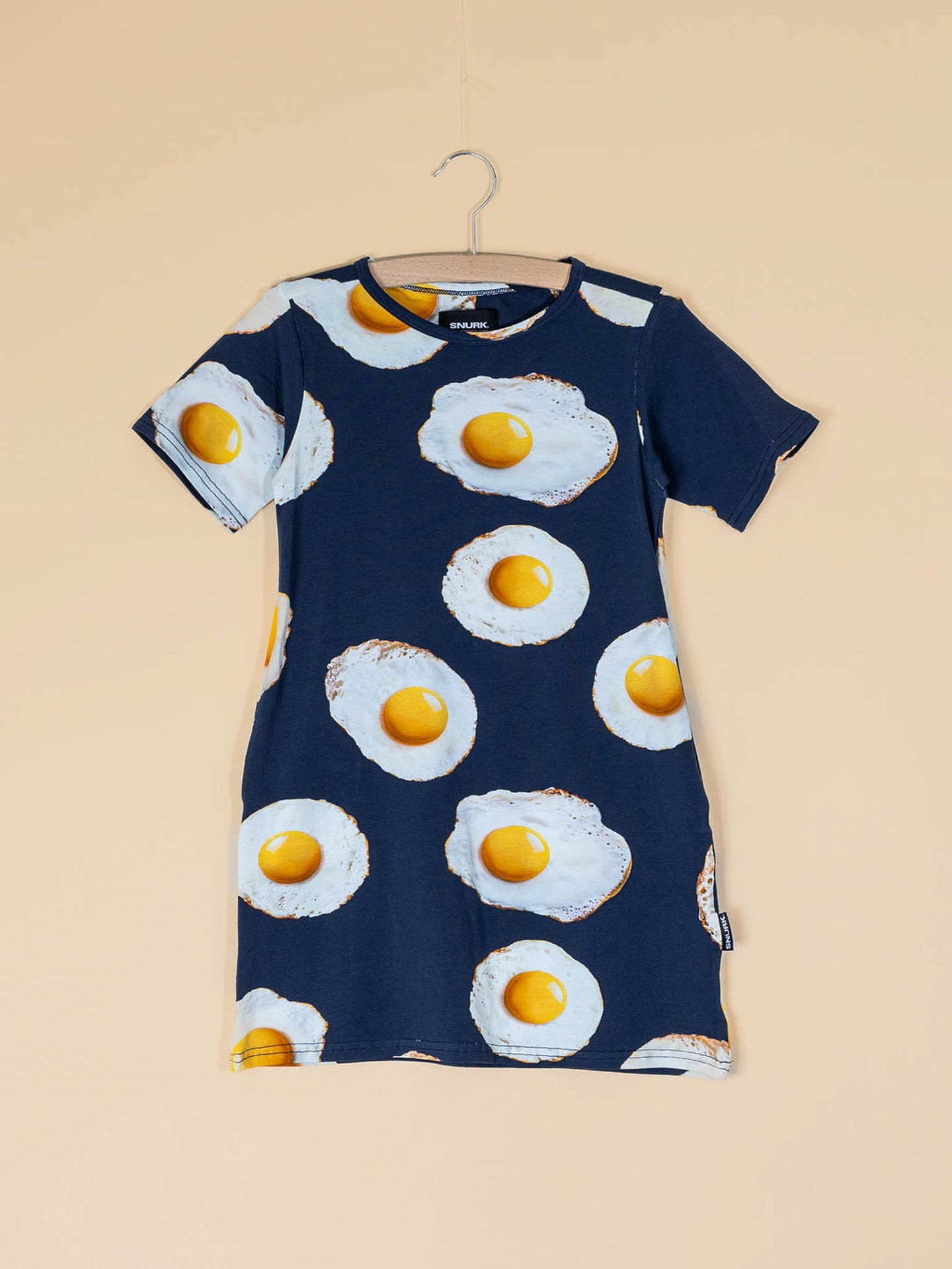 Eggs Navy T-shirt Dress Kids - SNURK