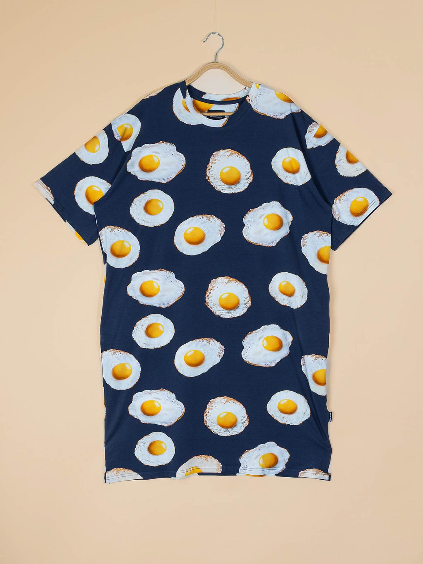 Eggs Navy Relaxed Tee Dress Dames - SNURK