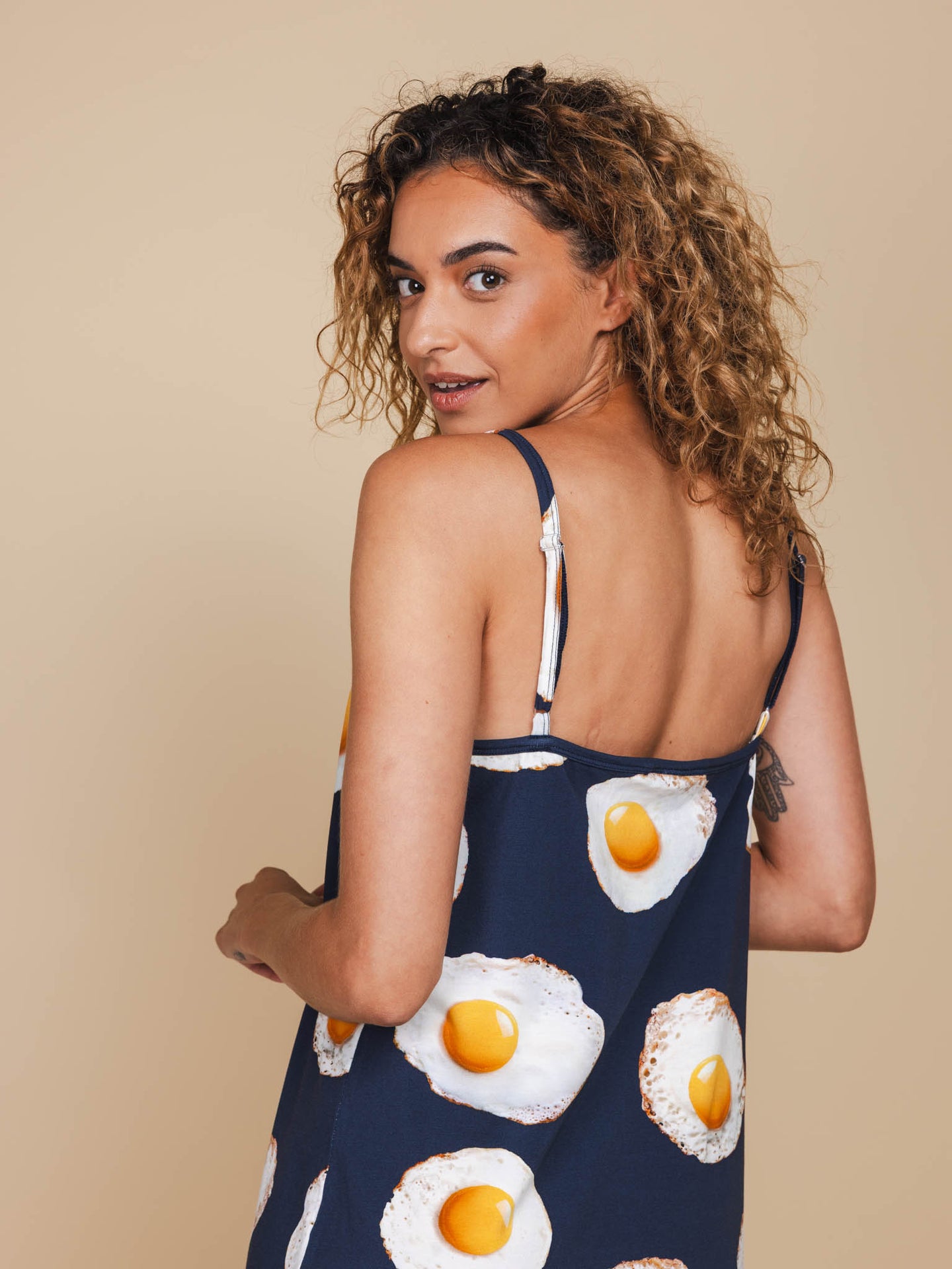 Eggs Navy Jurkje Dames - SNURK