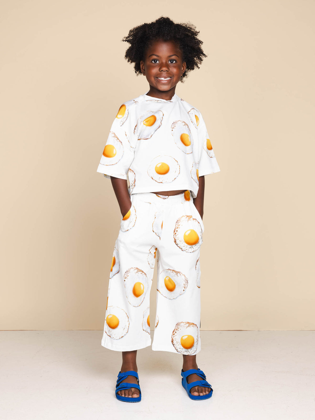 Eggs White weite Hose Kids