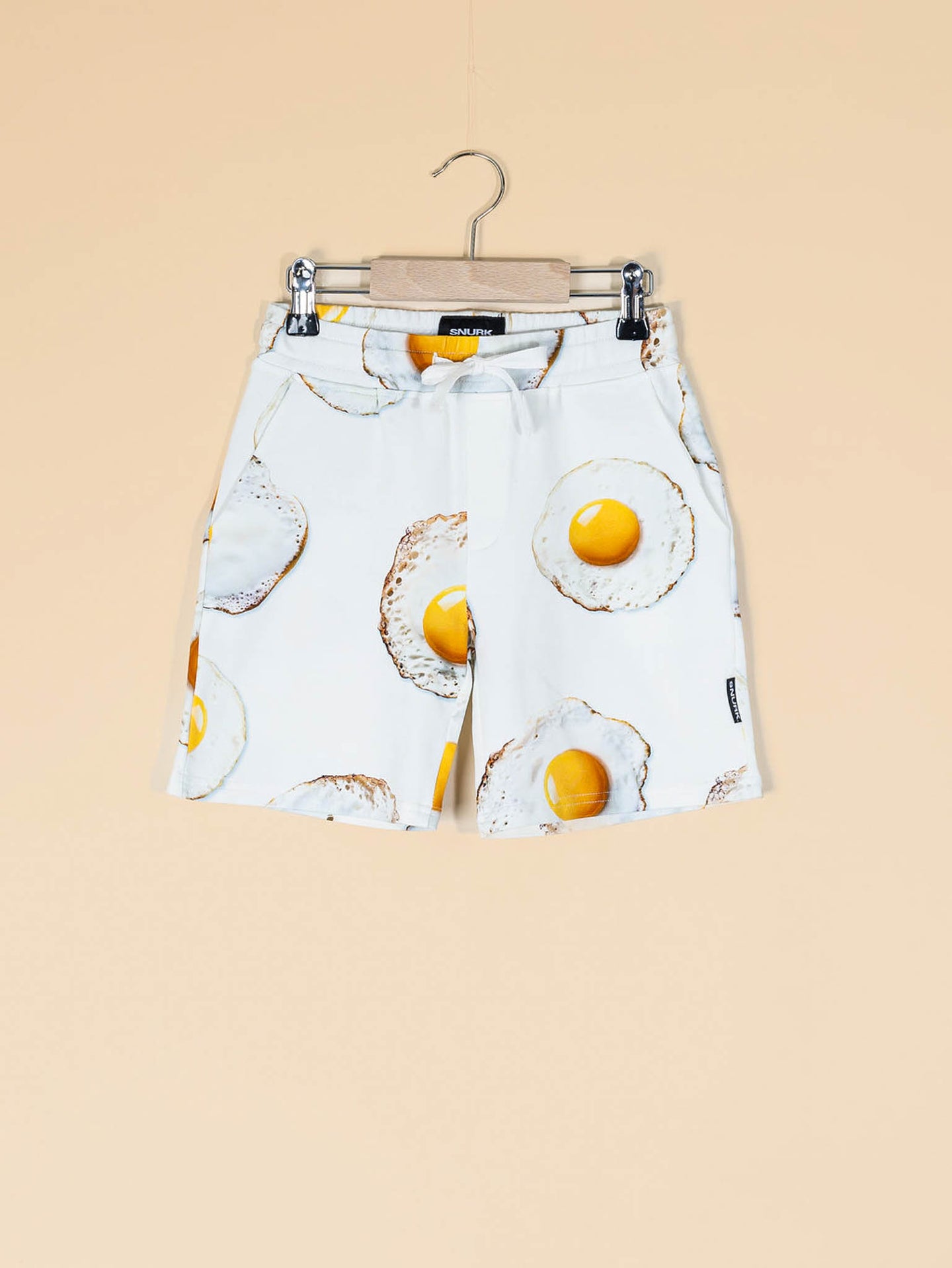 Eggs White Shorts Kids - SNURK