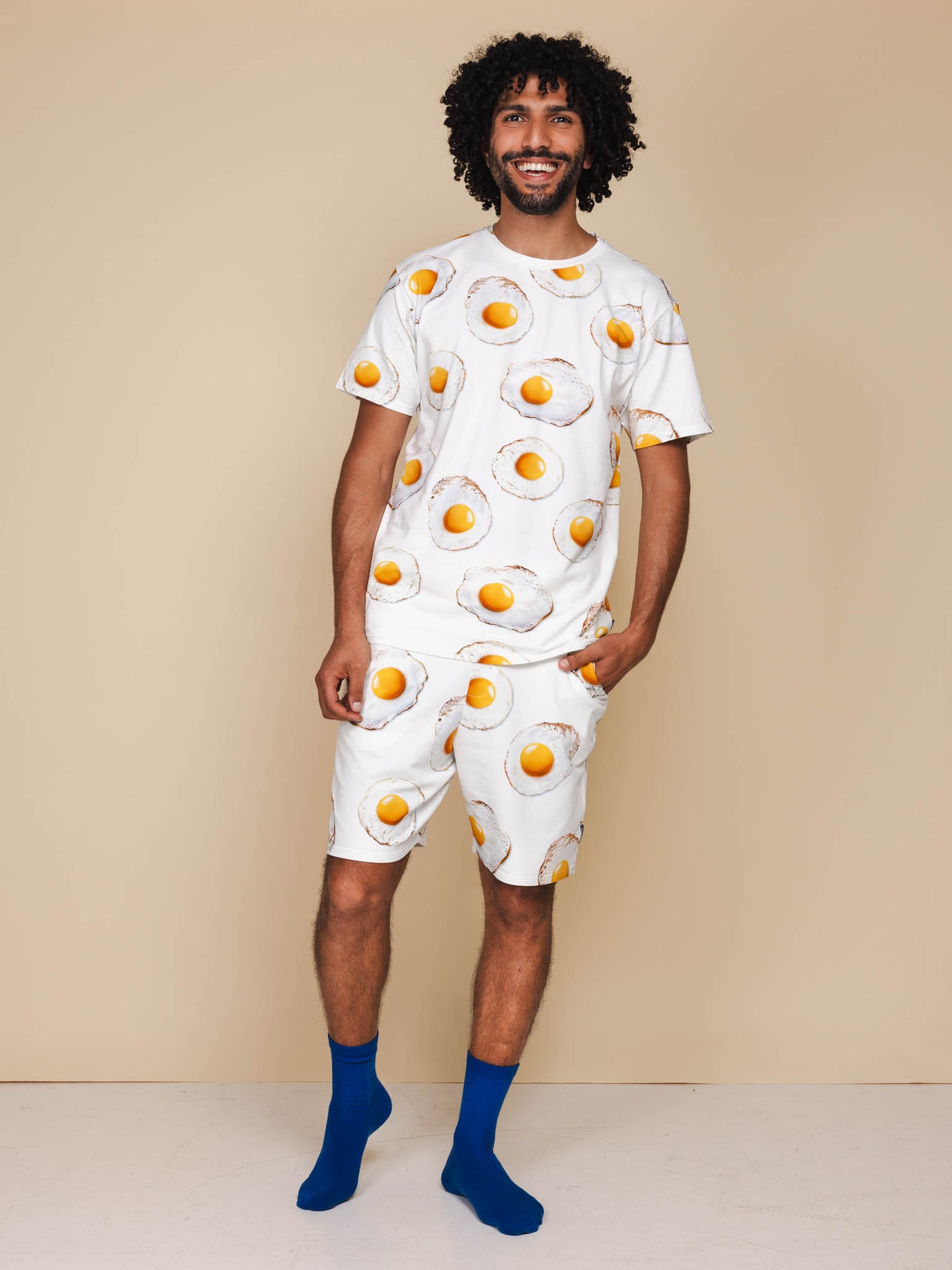 Eggs White Shorts Herren