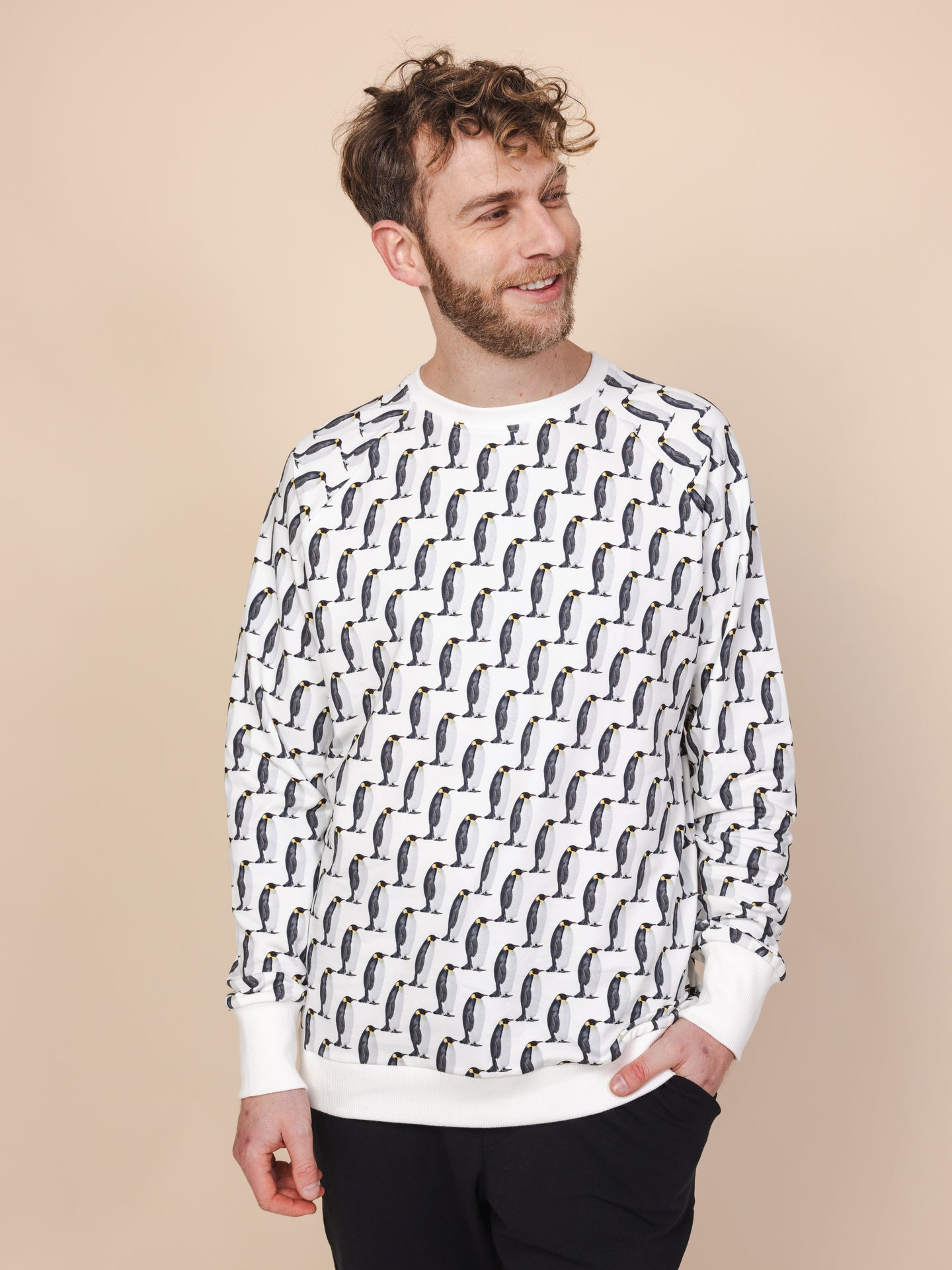 Penguin Party Sweater Heren