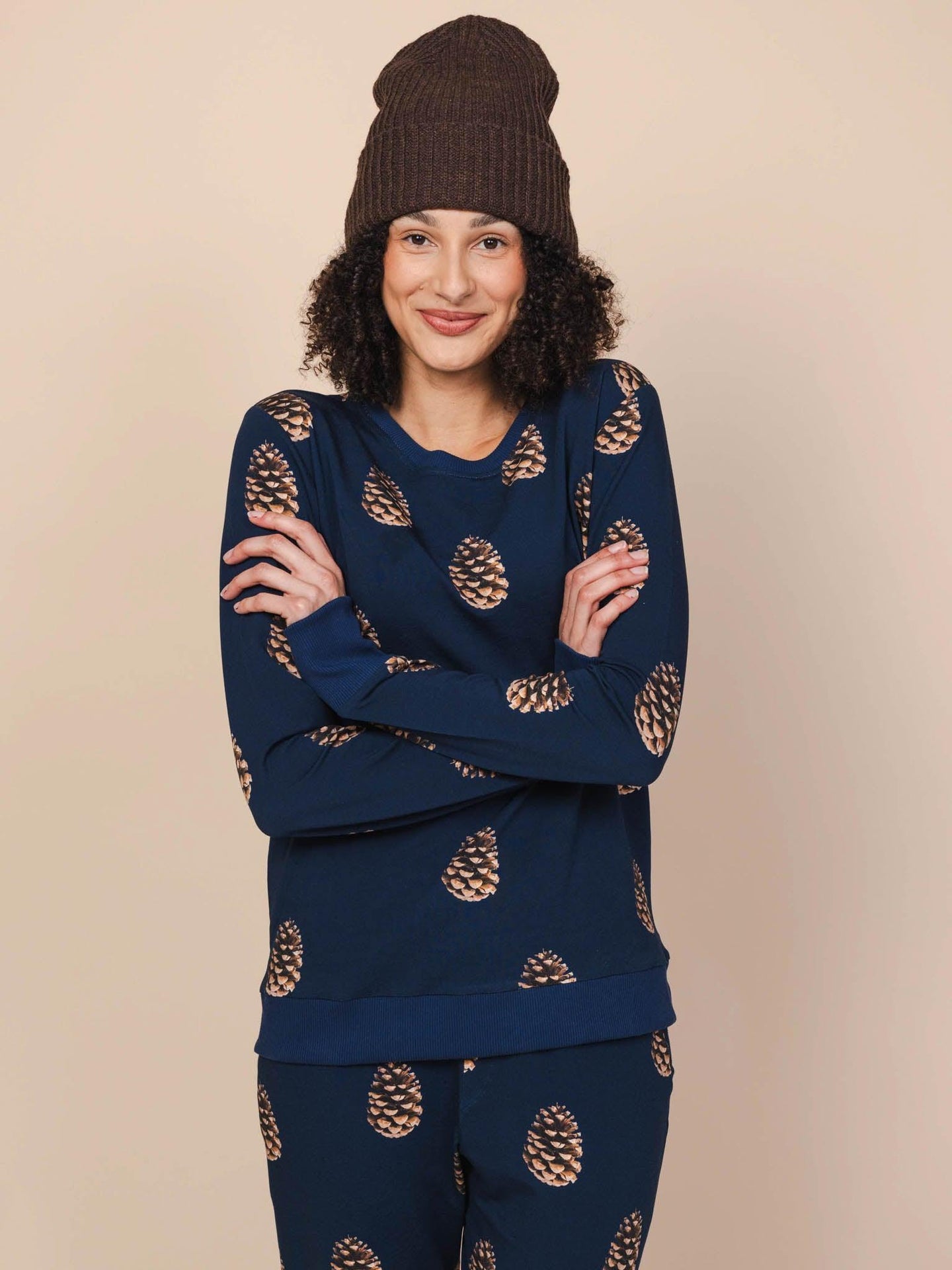 Pinecones Sweater Women