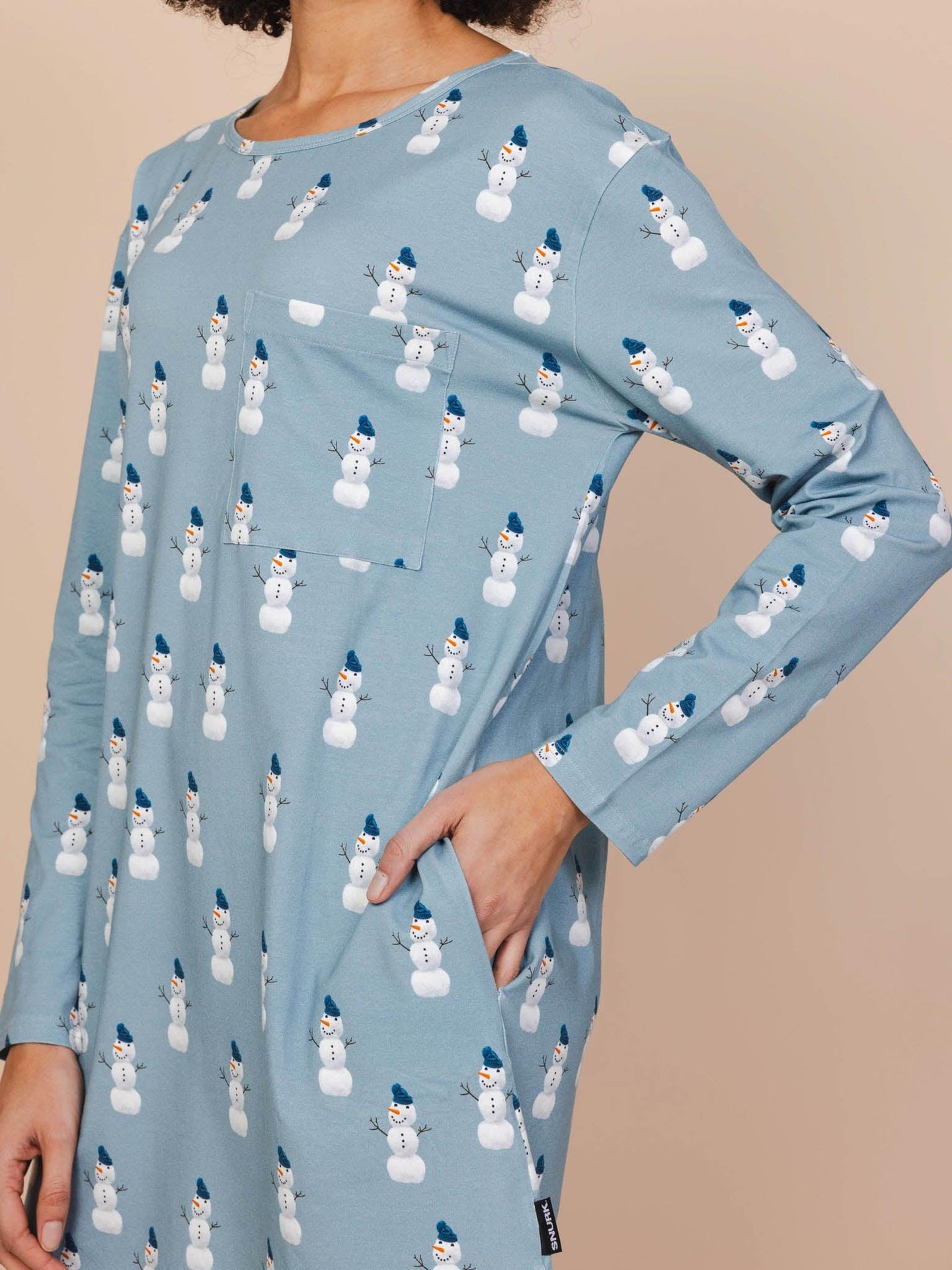 Mr.Snowman Longsleeve Dress Women