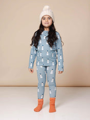 Mr. Snowman Longsleeve T-shirt and Legging set Kids