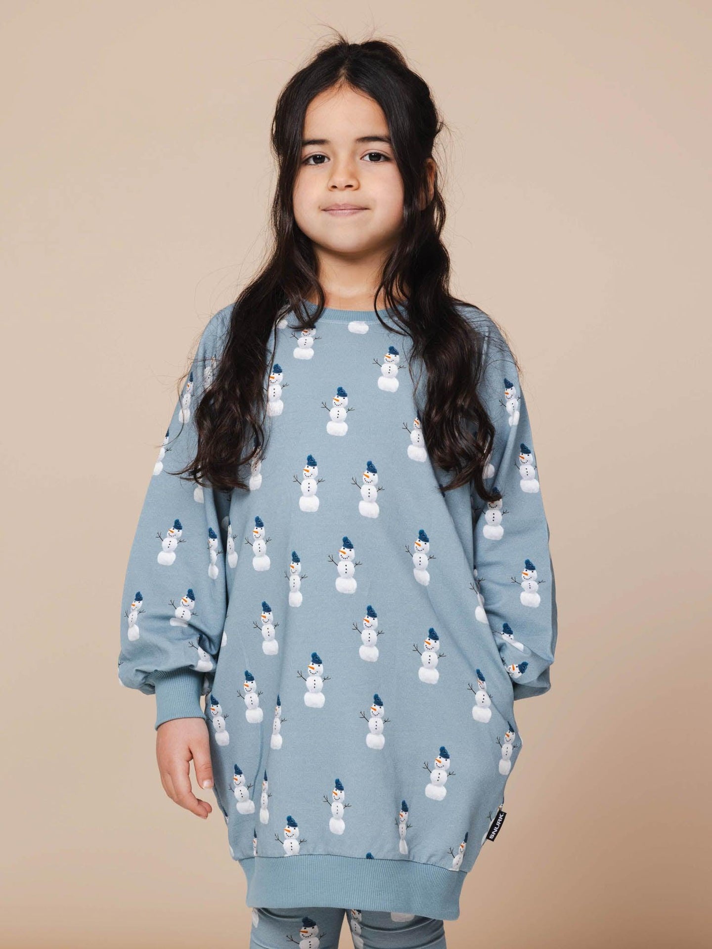 Mr.Snowman Sweater Dress Kids