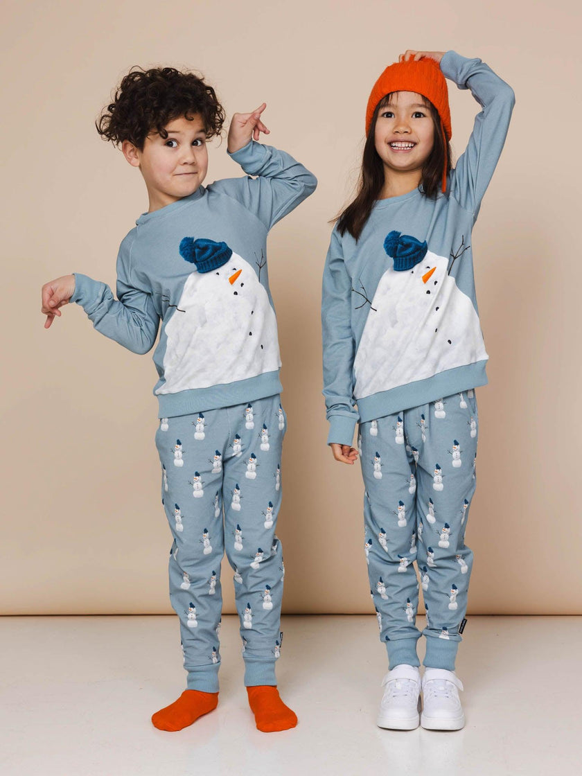 Mr. Snowman Sweater and Pants set Kids