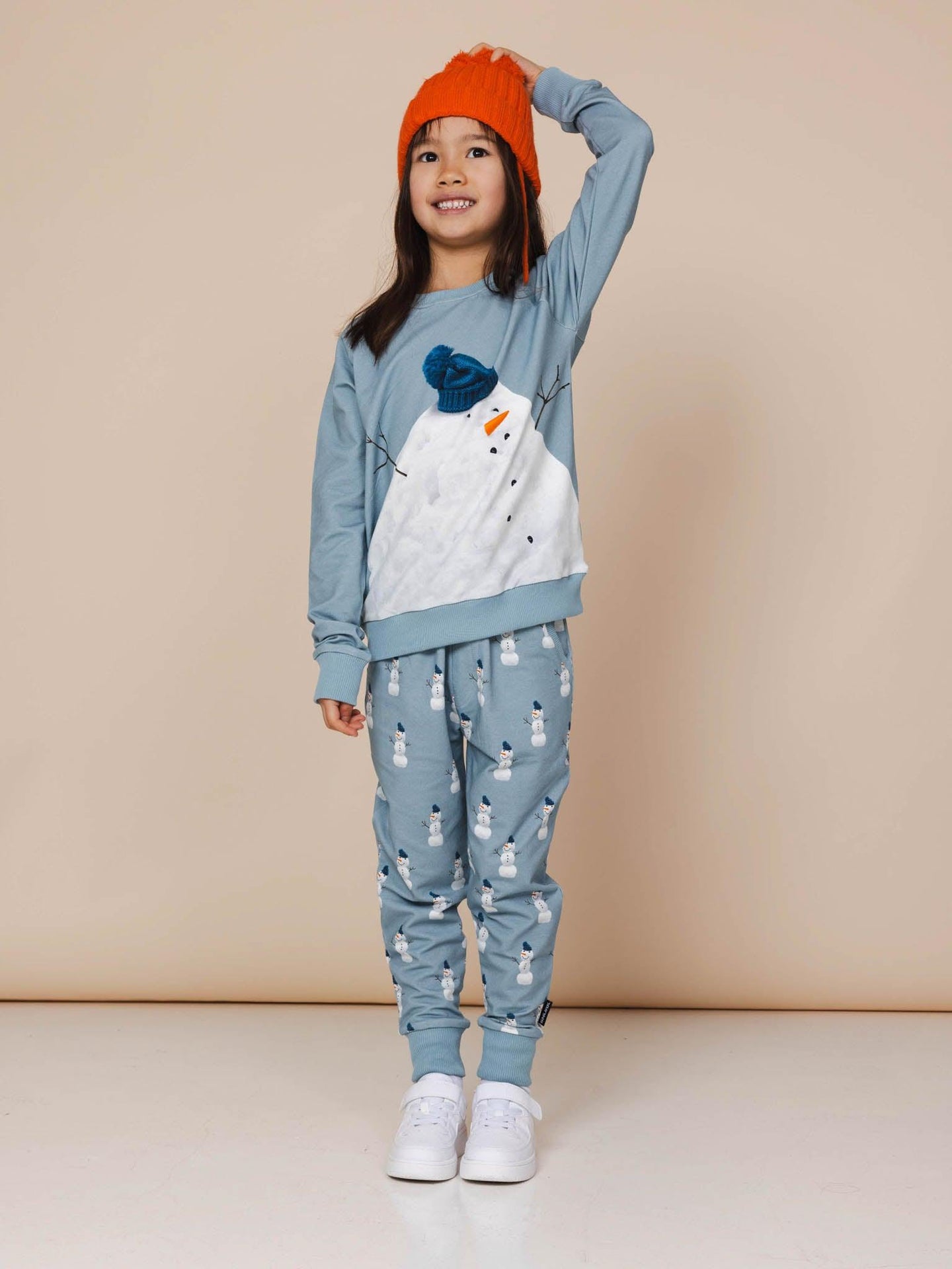 Mr. Snowman Sweater und Hose set Kids