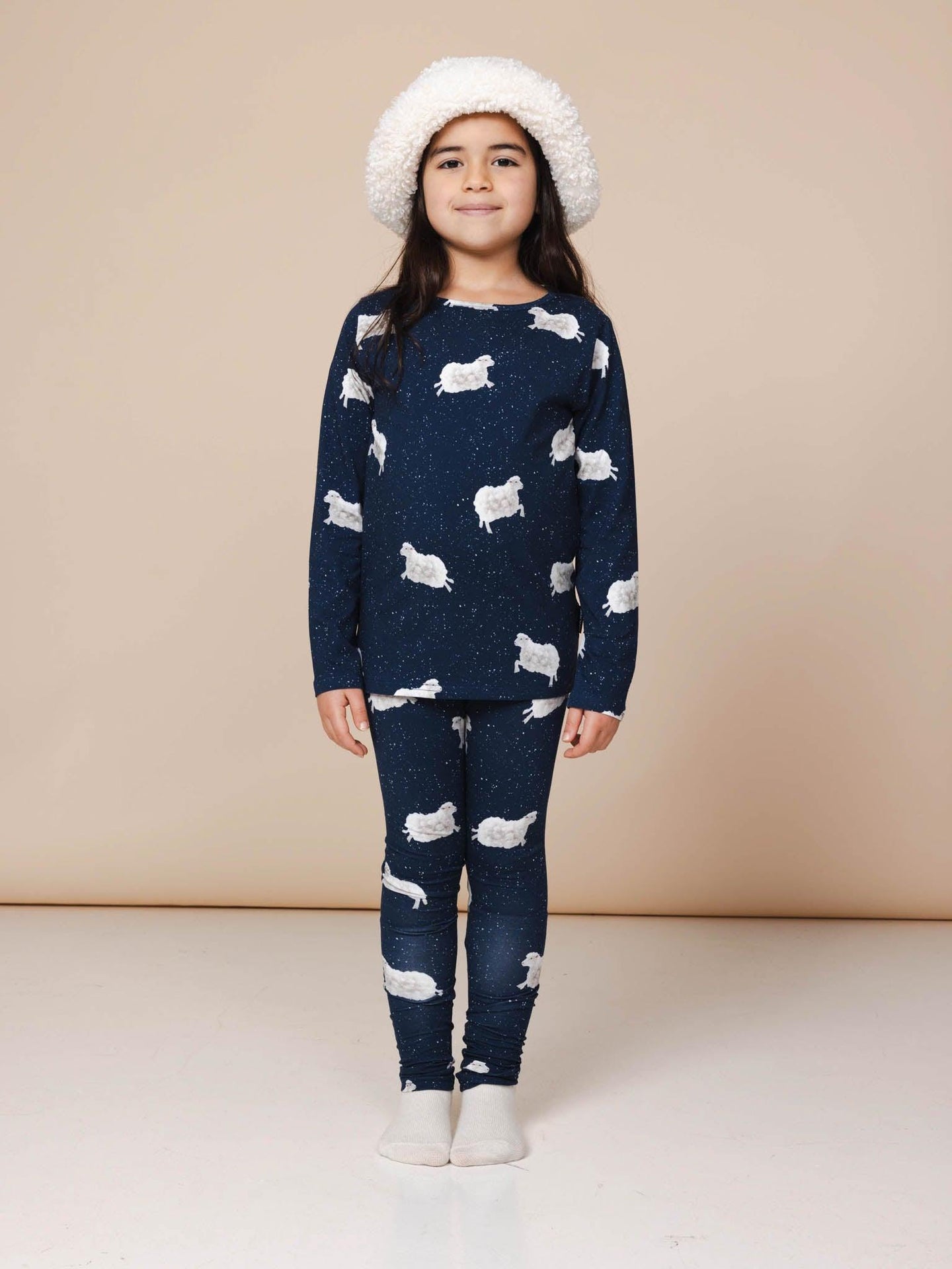 Counting Sheep T-shirt lange mouwen en Legging set Kinderen - SNURK