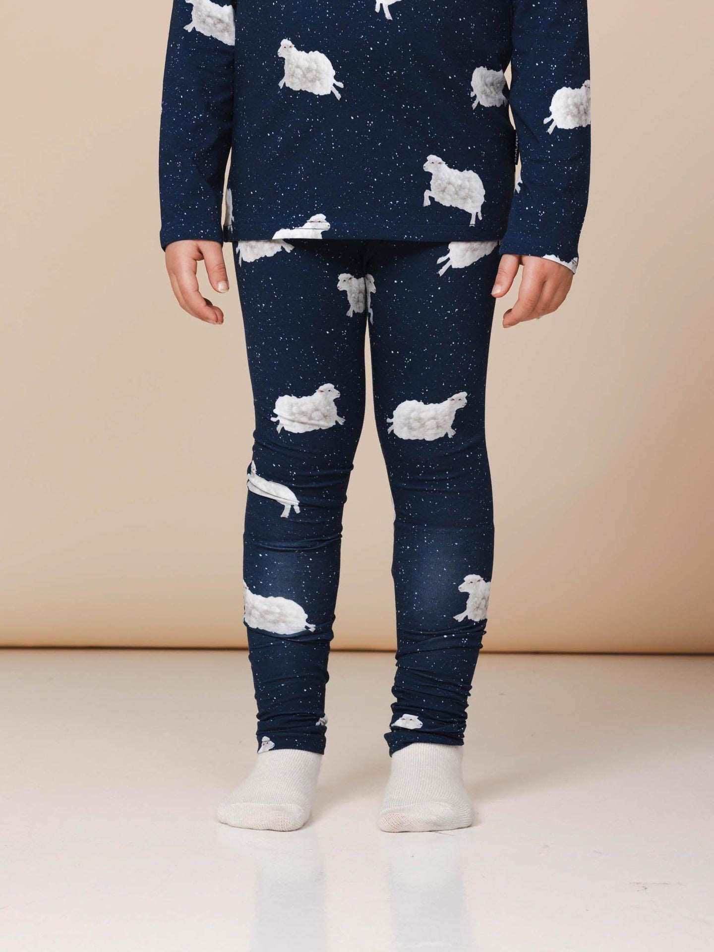 Counting Sheep T-shirt lange mouwen en Legging set Kinderen - SNURK