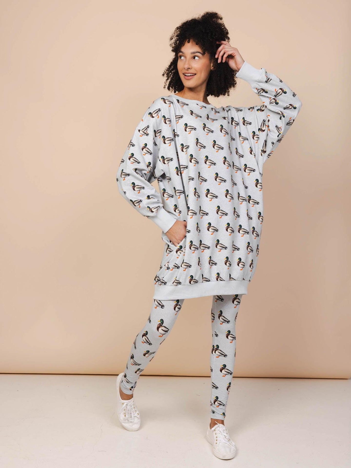 Quack! Sweater Dress en Legging set Dames - SNURK