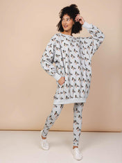 Quack! Sweater Dress en Legging set Women