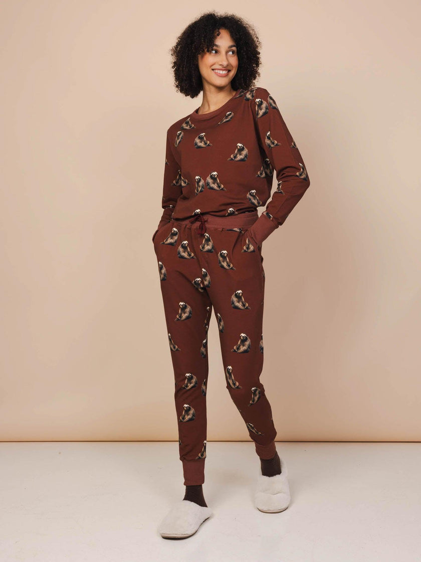 Sloth Sweater und Hose set Damen