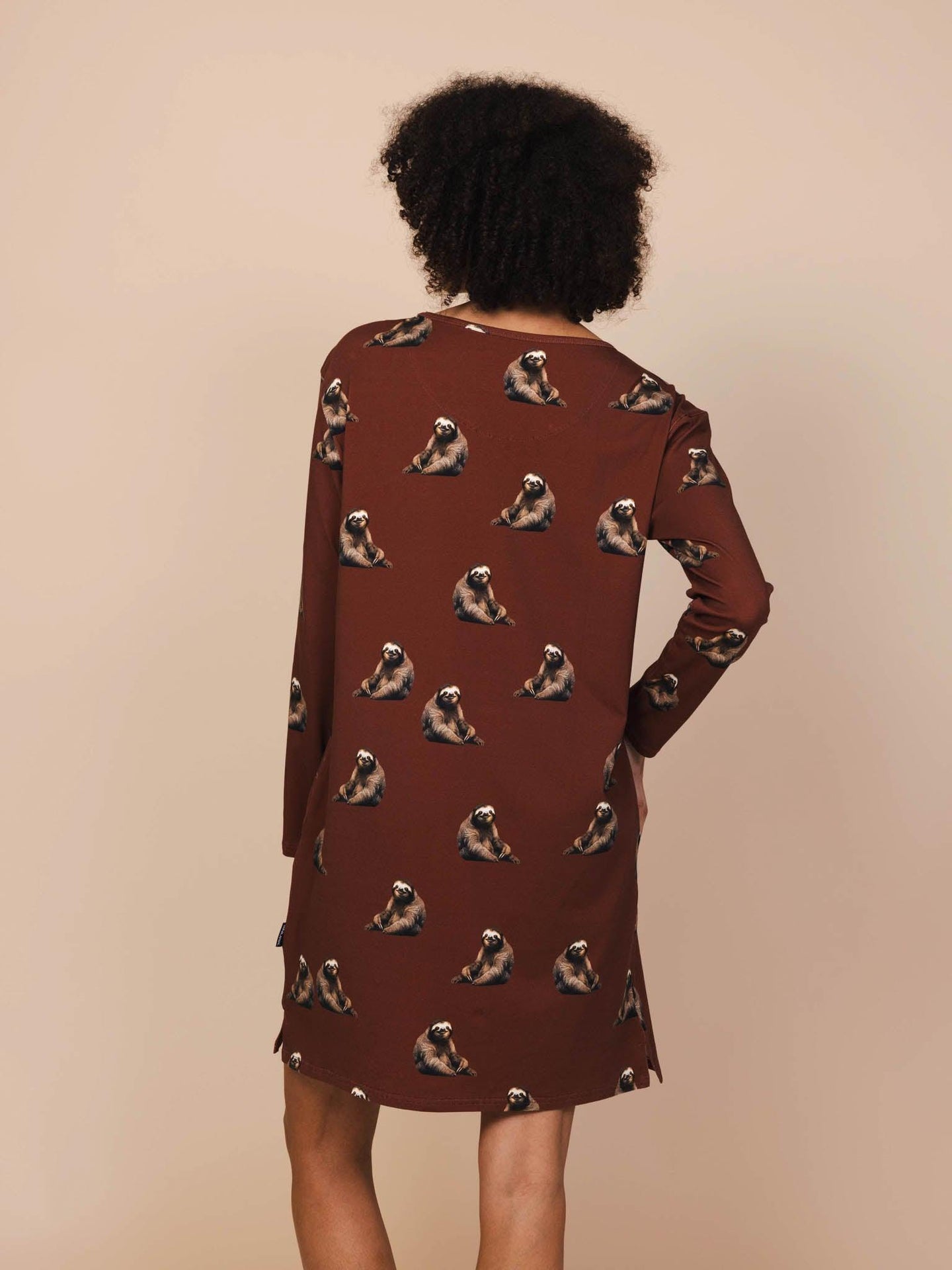 Sloth Longsleeve Dress Women