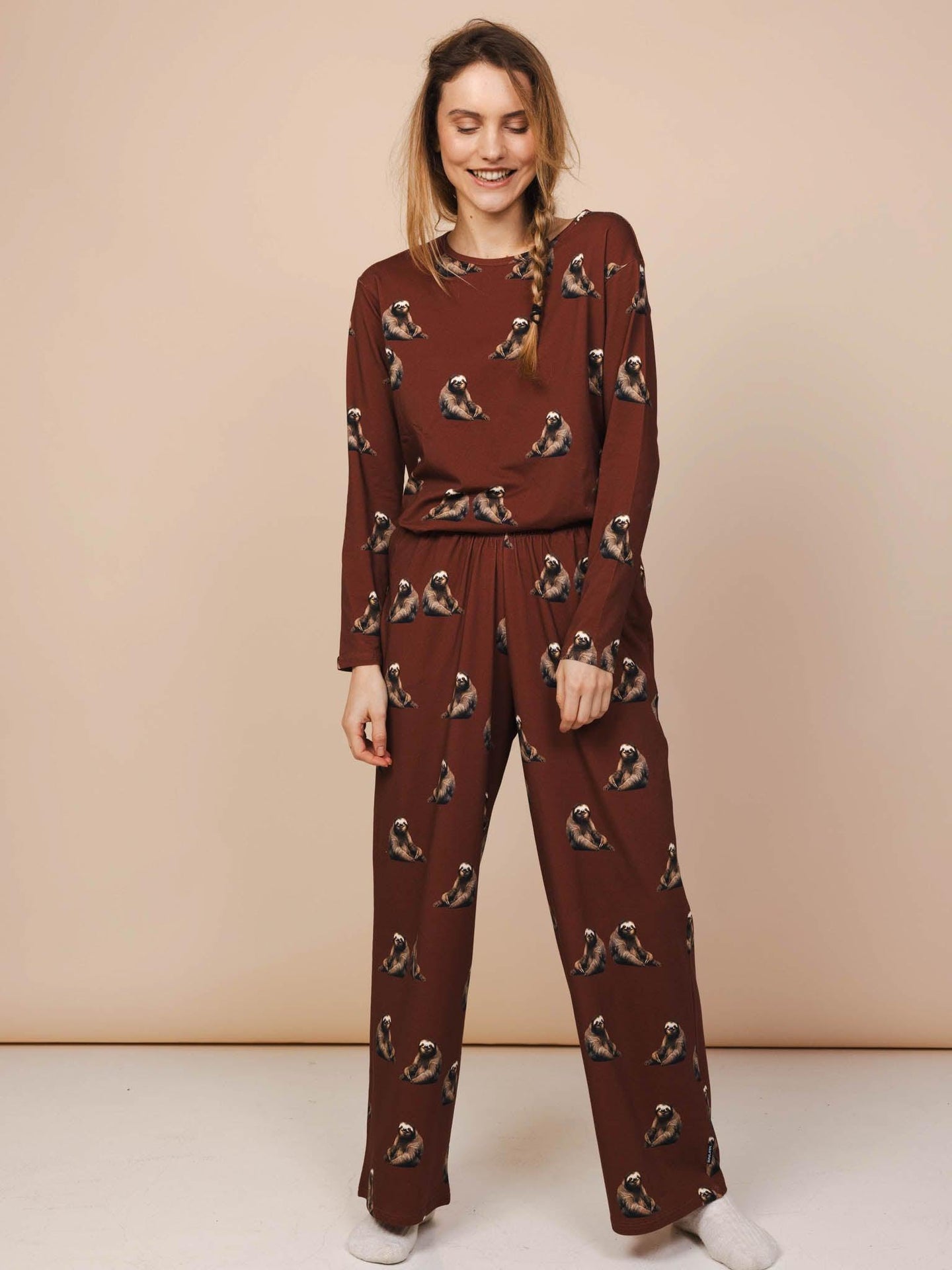 Sloth Wijde Broek Dames