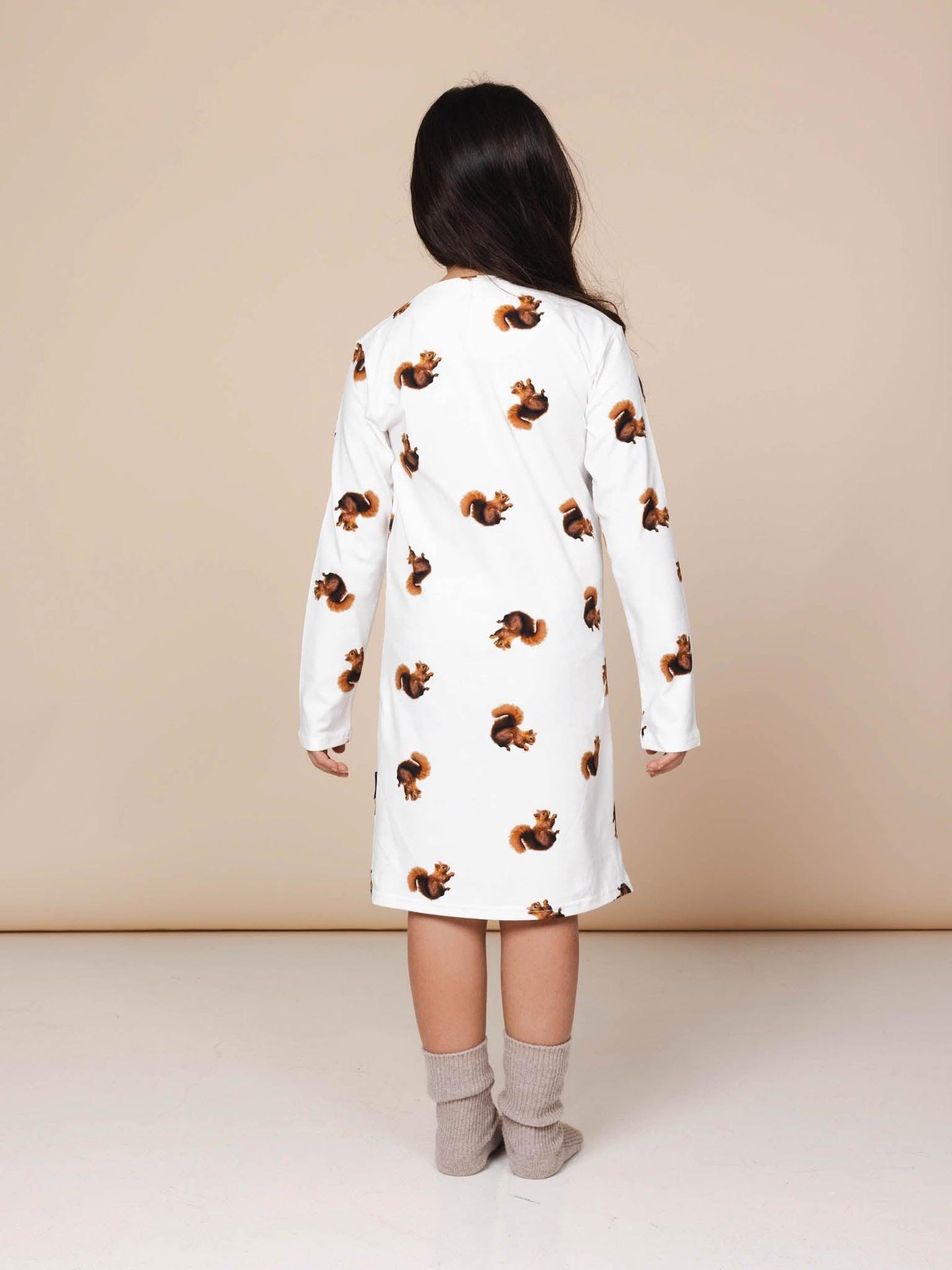 Squirrels Longsleeve Dress Kids