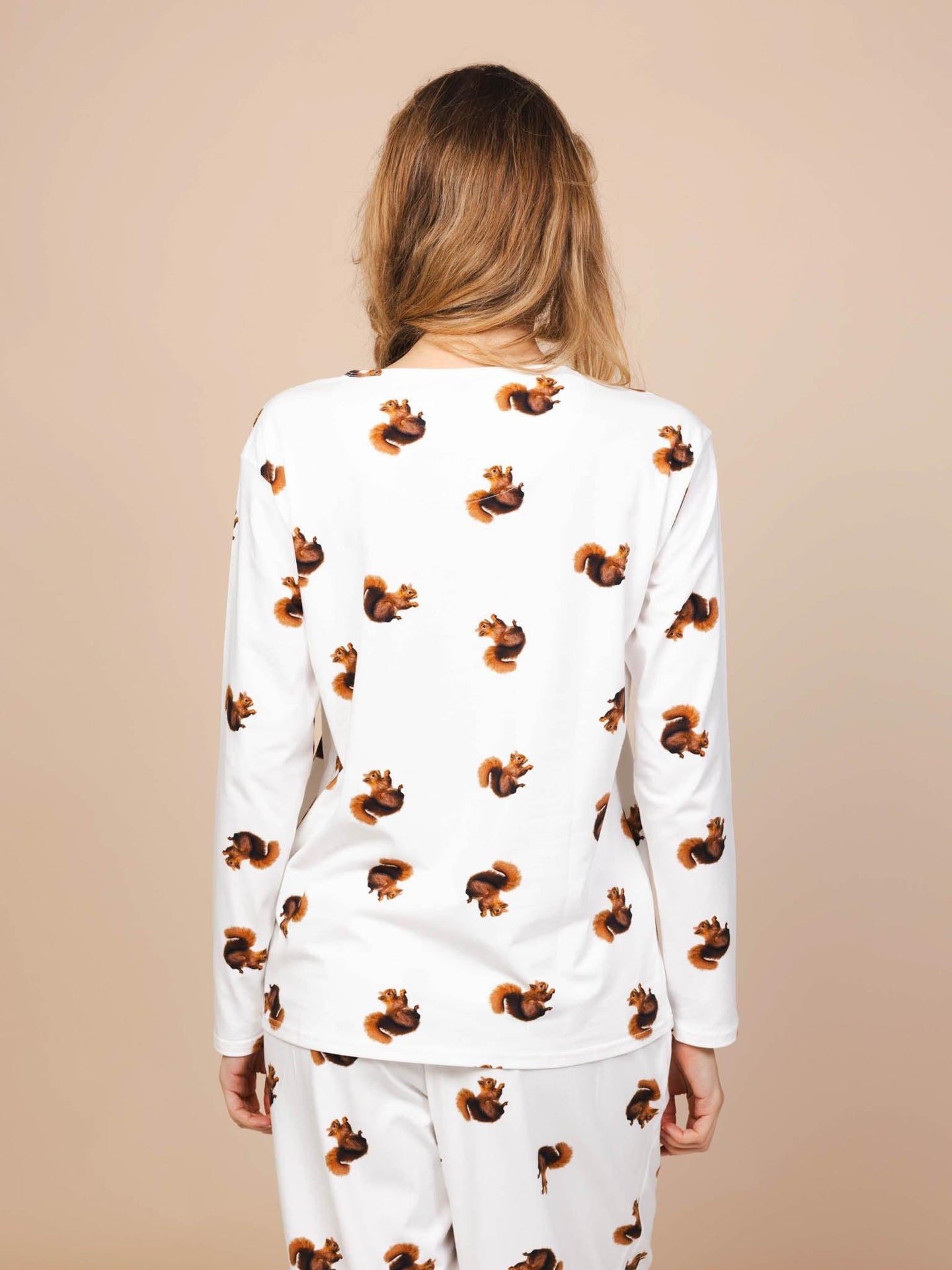 Squirrels T-shirt lange mouwen Dames - SNURK